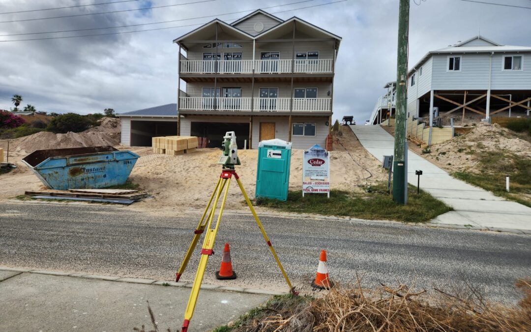 Yanchep boundary retaining wall repeg survey